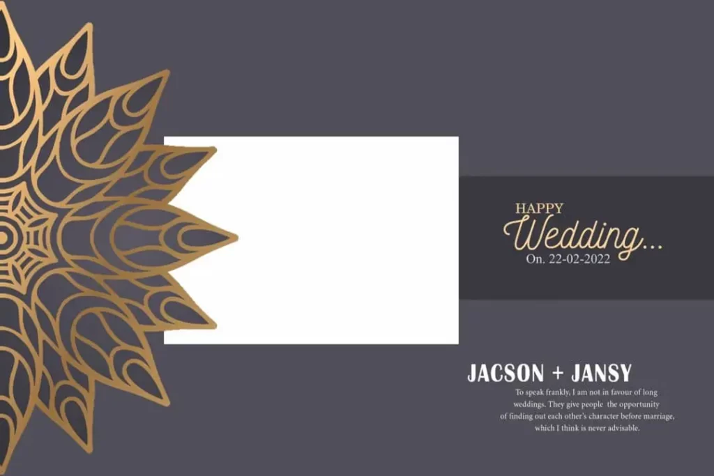 15 Latest Wedding Album 12X18 PSD Cover Design