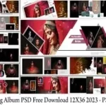 Wedding Album PSD Free Download 12X36 2023