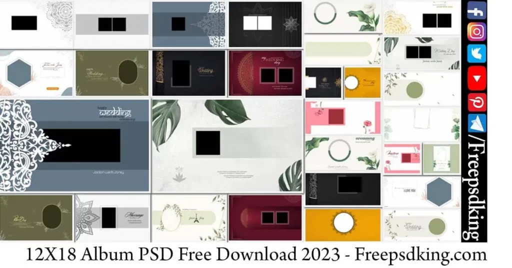 12X18 Album PSD Free Download 2022