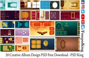 Creative Album Design PSD Free Download