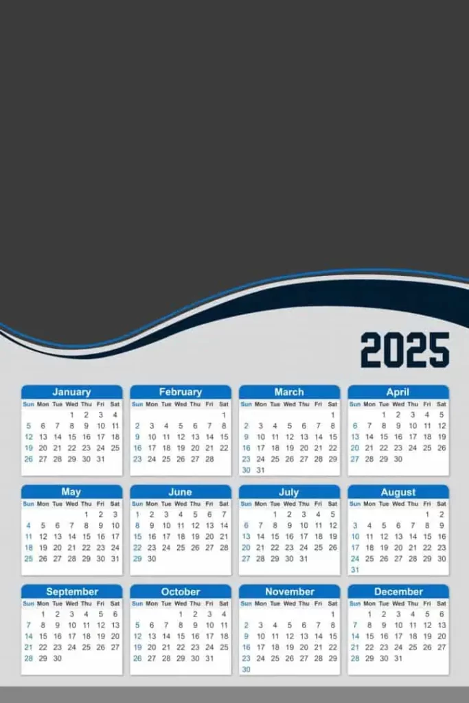 2025 Printable Calendar One Page