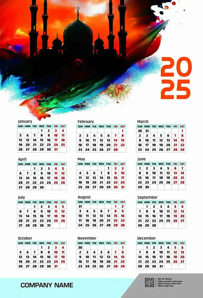 2025 Printable Calendar One Page