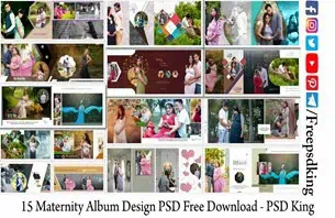 Maternity Album Design PSD Free Download