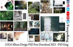 15X24 Album Design PSD Free Download 2023