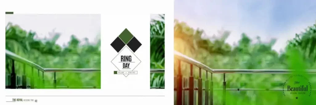 Background for Wedding Album