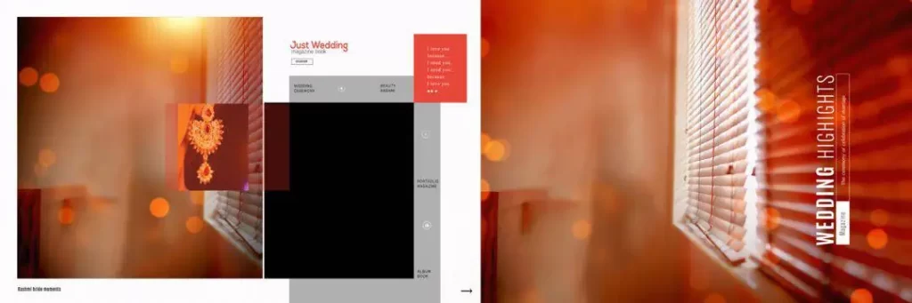 Background for Wedding Album