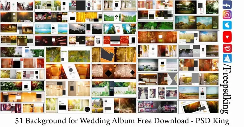 Background for Wedding Album