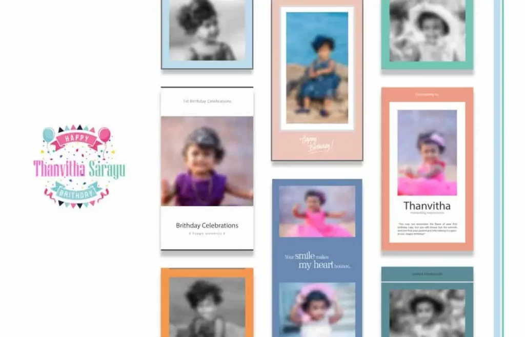 Happy Birthday Album Design