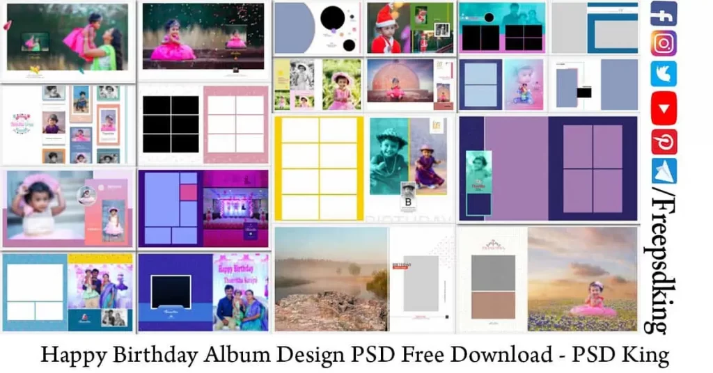 Happy Birthday Album Design