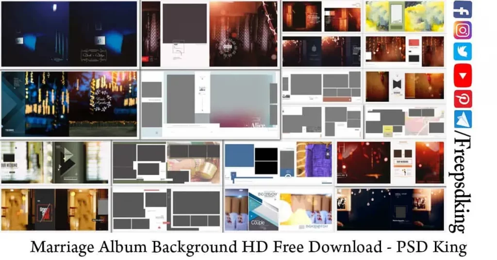 Marriage Album Background HD