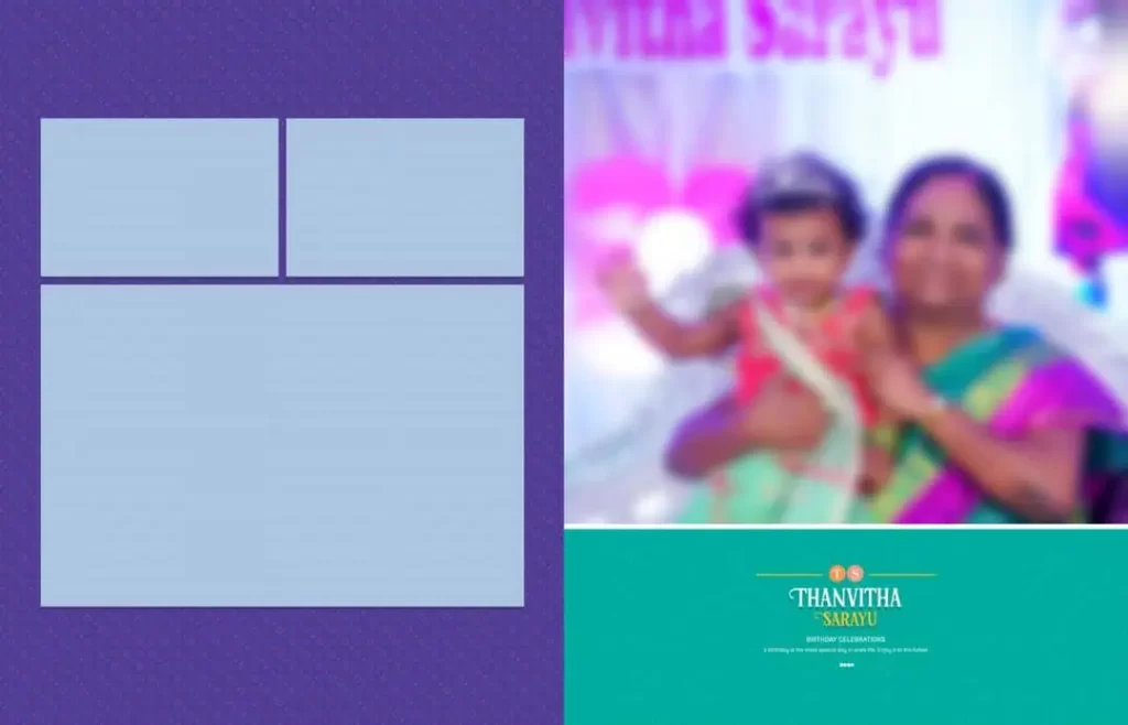 Background Birthday Album Design