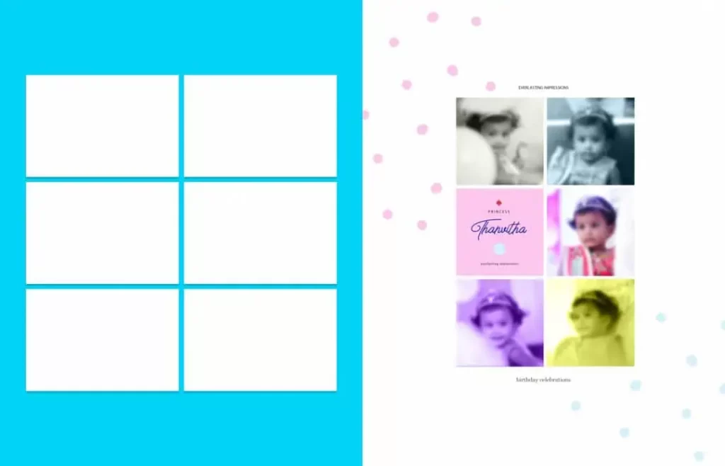 Background Birthday Album Design