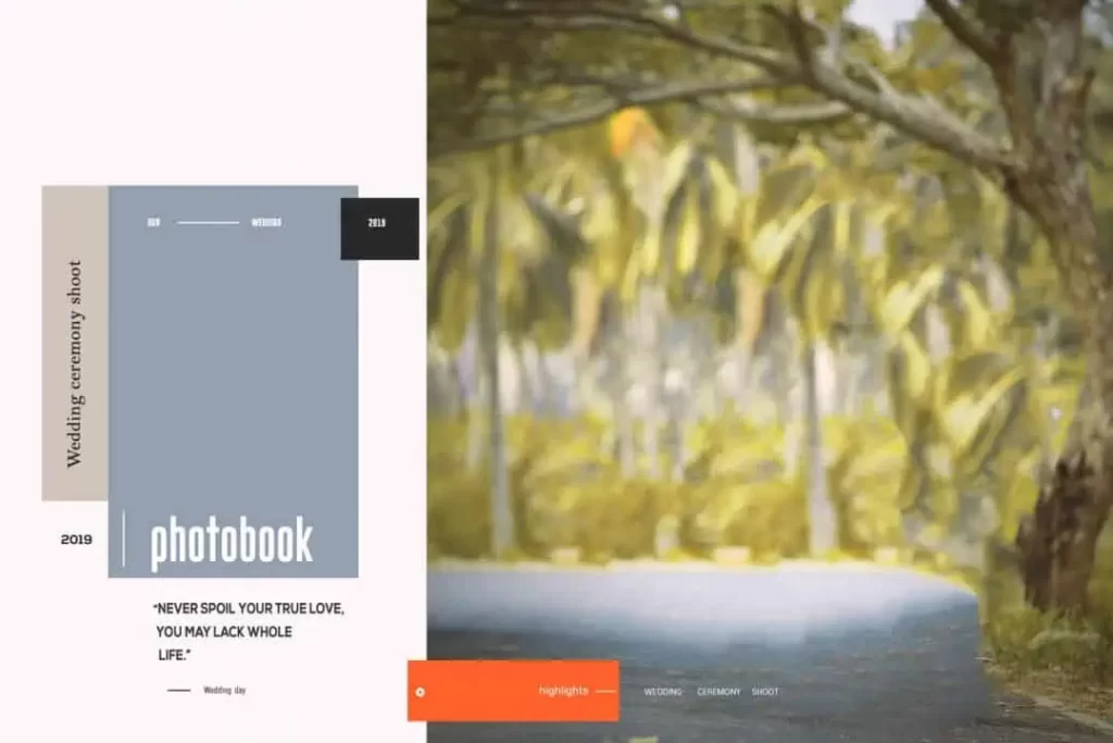 Layout 16X24 Album Design PSD