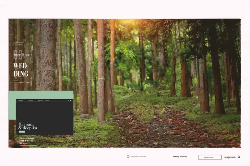 Layout 16X24 Album Design PSD