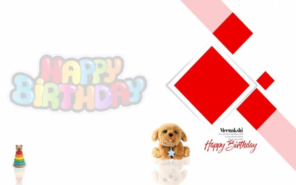 15X24 Birthday Album Design PSD Free Download