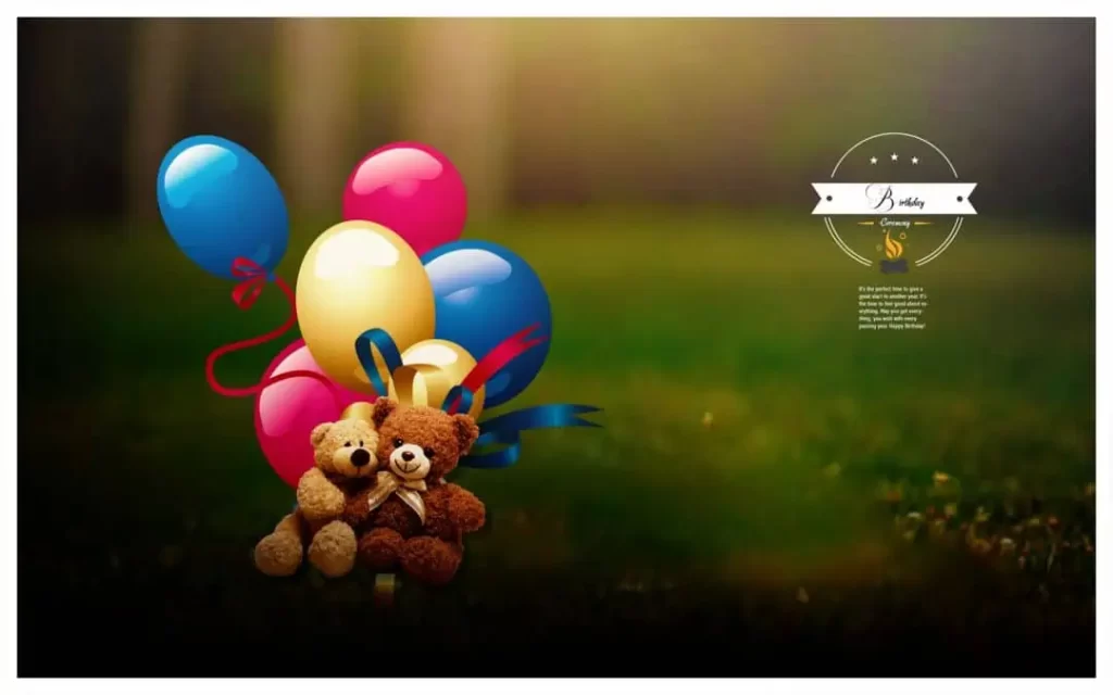 15X24 Birthday Album Design PSD Free Download