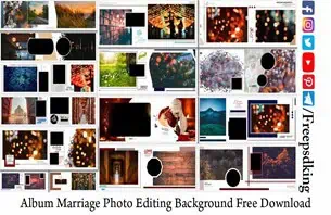 Album Marriage Photo Editing Background