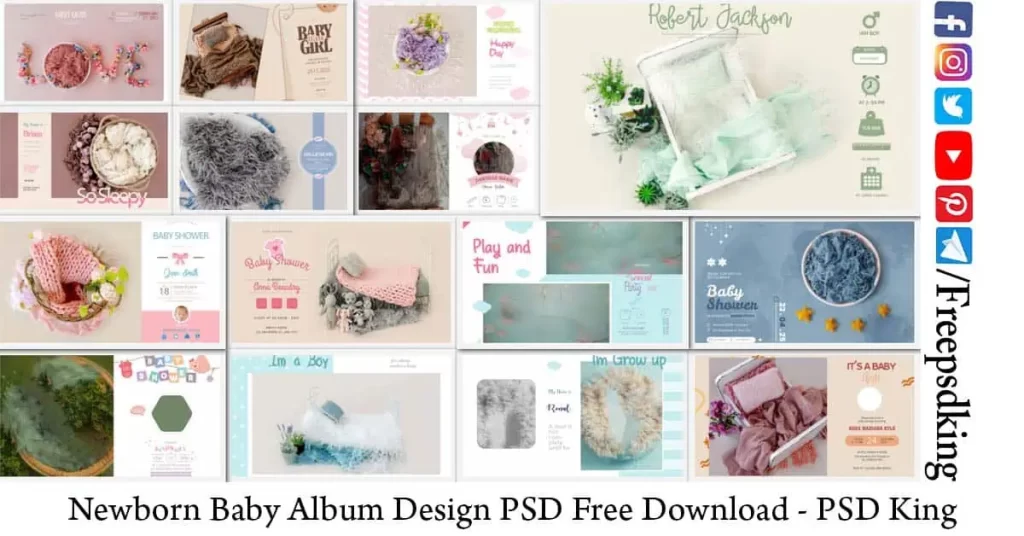 Newborn Baby Album Design