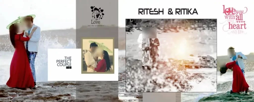 Pre Wedding Album Design 12X30 Free Download