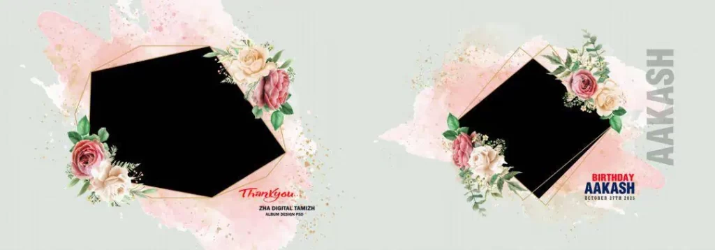 12X36 Album Cover Page PSD Free Download