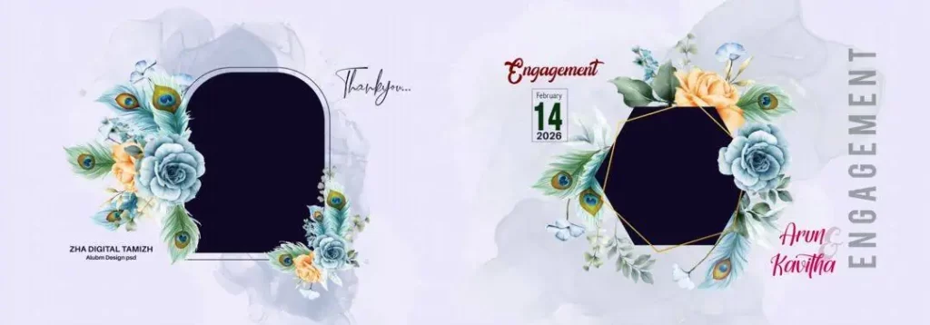 12X36 Album Cover Page PSD Free Download