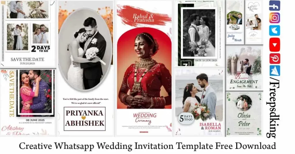 Creative Whatsapp Wedding Invitation