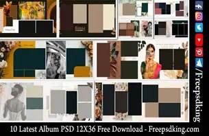 Album PSD 12X36 Free Download
