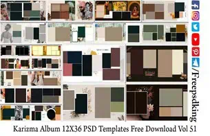 Karizma Album 12X36 PSD Templates Free Download Vol 51