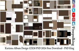 Karizma Album Design 12X36 PSD 2024