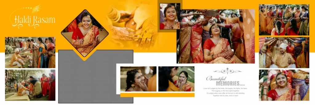 12X36 Haldi Album PSD