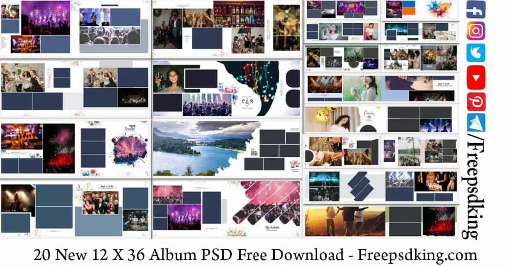 12 X 36 Album PSD
