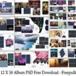 12 X 36 Album PSD