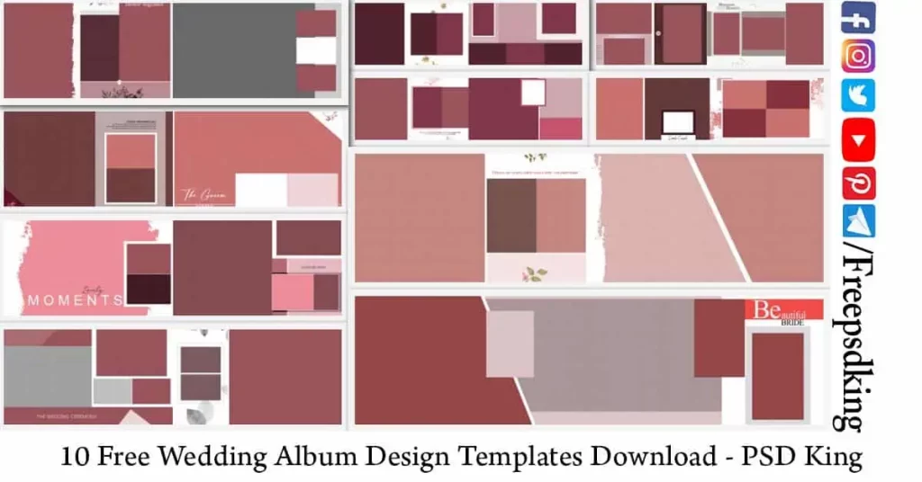 Free Wedding Album Design Templates