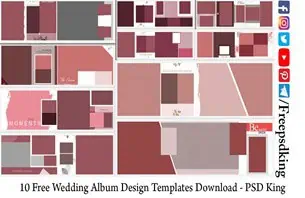 Free Wedding Album Design Templates