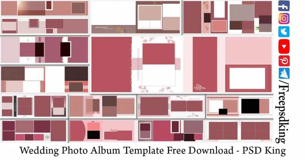 Wedding Photo Album Template
