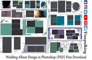 Wedding Album Design in Photoshop