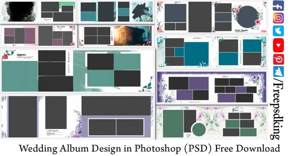 Wedding Album Design in Photoshop