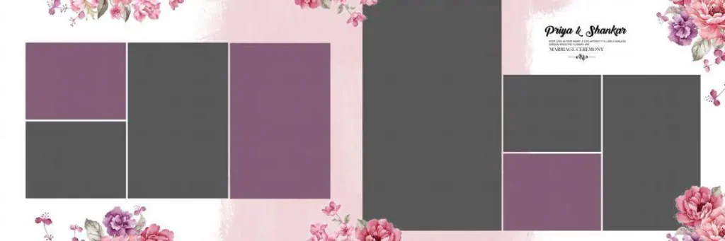 Wedding Album Design in Photoshop