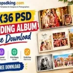 12X36 PSD Wedding Album