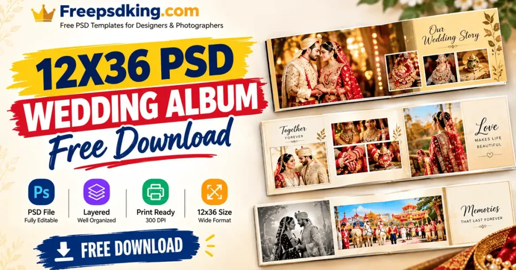 12X36 PSD Wedding Album