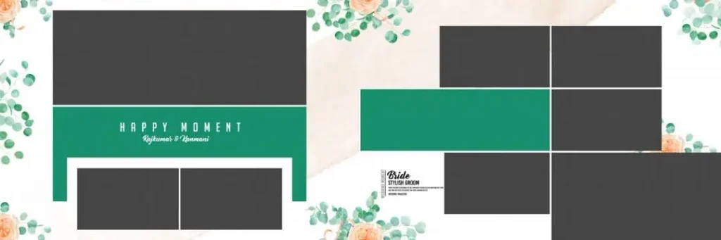 Free PSD Templates for Wedding Album