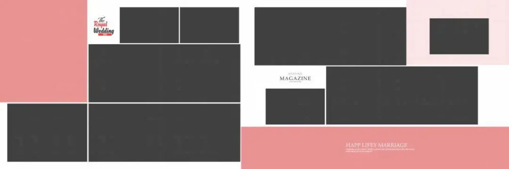 Free PSD Templates for Wedding Album