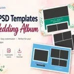 Free PSD Templates for Wedding Album