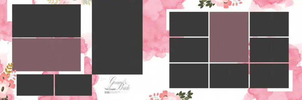 Free PSD Templates for Wedding Album
