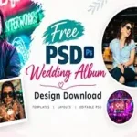 Free PSD Wedding Album