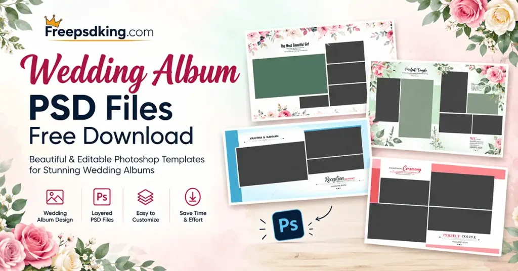Wedding Album PSD Files Free Download